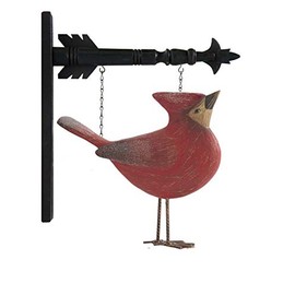 K&K Interiors 9 Inch Resin Cardinal w/Head Up Arrow Replacement