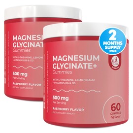 Dr. Moritz Magnesium Glycinate Gummies for Adults & Kids - with L-Theanine & Lemon Balm - Magnesium Gummies for Women & Men for Relaxation Support - No Sugar Added, Non-GMO (120 Count)