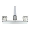Dura Faucet DF-PK600A-CP RV Kitchen Sink Faucet with Crystal Acrylic