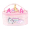 Girabrilla Puffer Unicorn Case Pink, 1 mini Porta Oggetti Rosa