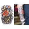 【タトゥーシール】 大きめサイズ☆金の鯉、蓮の花☆ 防水 刺青 入れ墨