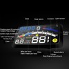 5.5in Car Projector Headup Display Set OBD2 HUD Windscreen Driving