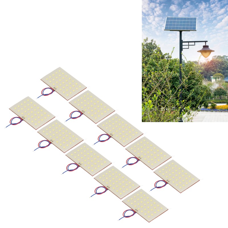 10Pcs SMD LED Lamp Bulb Board Panel 5W 3.2V 3.7V