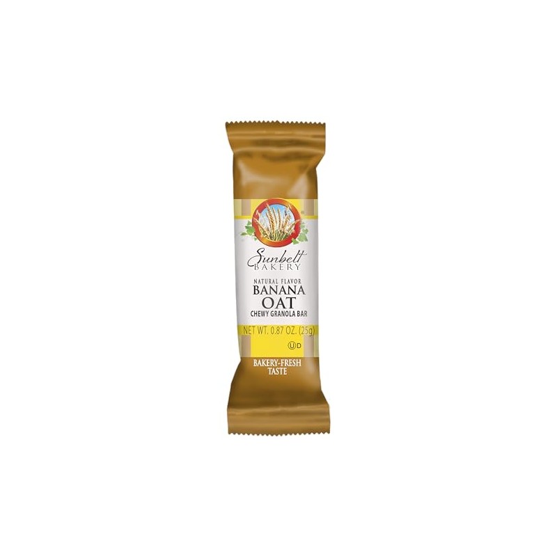 Sunbelt Bakery Banana Oat Chewy Granola Bars, 80-0.9 OZ Bars