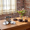 ZhangyiHot 2Pcs Silver Vietnamese Coffee Filter Stainless Steel Pot Drip