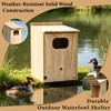 Wood Duck House, Sturdy Weather-Resistant Nesting Box and Shelter