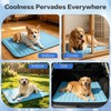 SISROL Dog Cooling Mat Cats Arc-Chill Q-Max 0.4 Wash Non-Slip