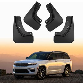 Wocch para Jeep Grand Cherokee - Solapas de barro no L, sin taladro, para todo tipo de clima, guardabarros para Jeep Grand Cherokee 2024, 2022, 2023, accesorios delanteros y traseros