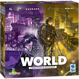 It's A Wonderful World Corrupción & Ascension - Expansión de juego de mesa – Amplía tu imperio con nuevos desafíos, mayores de 14 años de edad, 1 a 7 jugadores, tiempo de juego de 30 a 60 minutos,