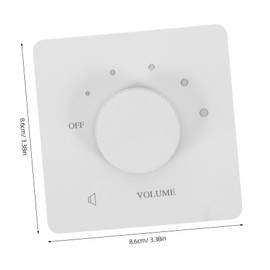 STOBAZA Speaker Audio Switch Tone Adjustment Knob Volume Control Panel Easy Install