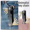 Hebterrka Key Holder for Key Ring, Minimalist Pocket Key Ring,