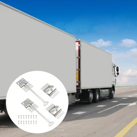 RV Door Latch,2 Pack 304 Stainless Steel Travel Trailer Door Latch for Outside Door,6" Metal T-Style Heavy Duty Hook and Catch Secure Holder for Camper,Trailer,Cargo,Horsebox,Includes Mounting Screws