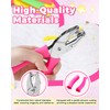 6pcs Mini Hole Punch - Flower,Heart,Star,Circle,Bear,Butterfly Hole Puncher