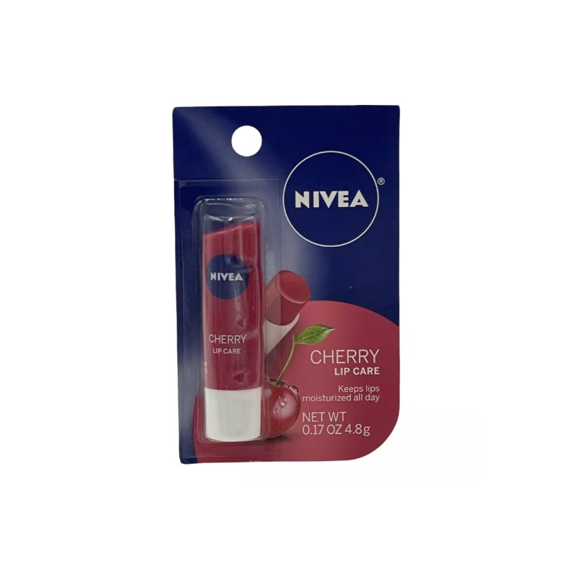 4 Pack Nivea Cherry Lip Care Tinted Scented Shea 0.17