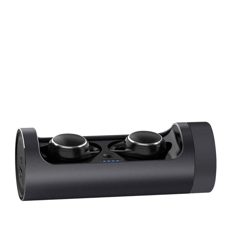 DAM BS01 In-Ear Bluetooth Stereo Headphones with 450mAh Charging Station