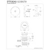 Kingston Brass DTT5302A7 Made to Match Easy Touch Toe-Tap Conversion,