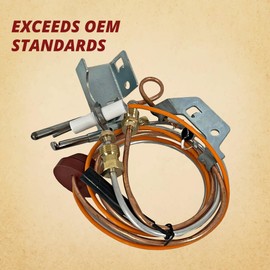9003542 100109295 Replacement HEAVY DUTY Reliance Water Heater Natural Gas Pilot Assembly Compatible With kenmore, A.O.Smith,State GS and GSX Natural Gas Water Heater 100109295, 9003542005