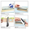 SNAIL GARDEN 10PCS Knife Sharpening Stone Set, 2PCS Dual-Sided Whetstones