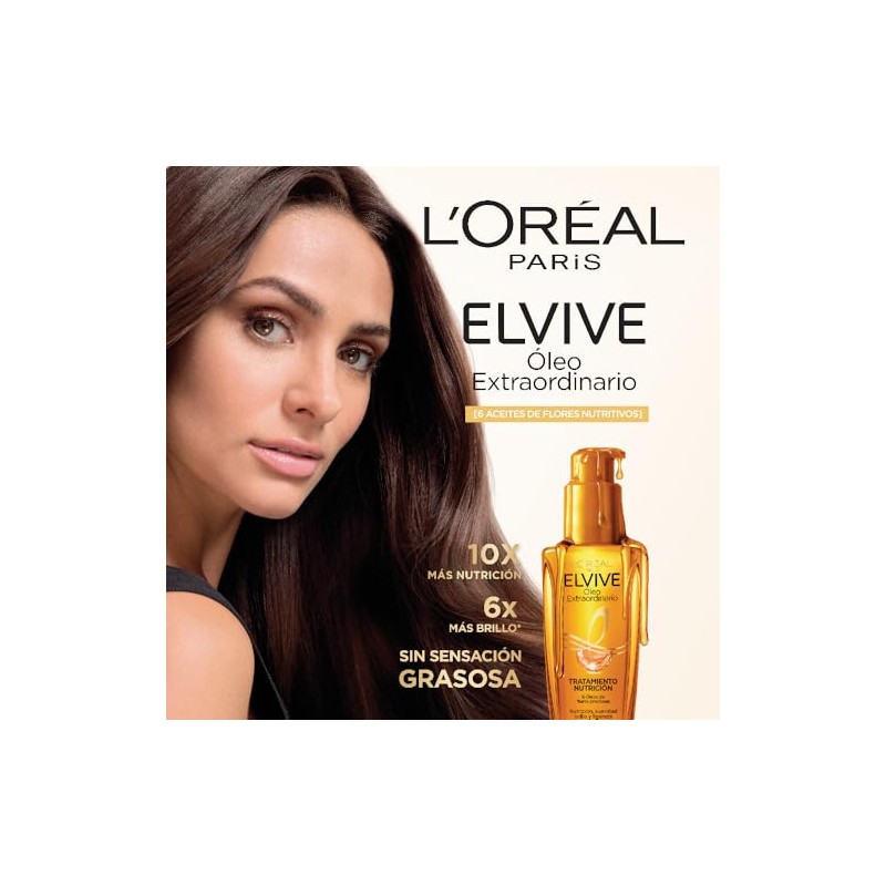 Kit LOréal Paris Tratamiento Serum Capilar Elvive Oleo Extraordinario 100ml