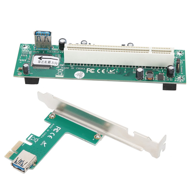 PCIE Express to PCI Adapter Network Card Controller Mini ASM1083