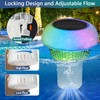 Pool Chlorine Tablet Floater with Solar Colorful Projection Lights, HAARAY
