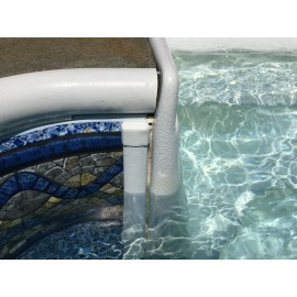 White Swimming Pool white step caps, Cap Plugs #VRF-750X1125-