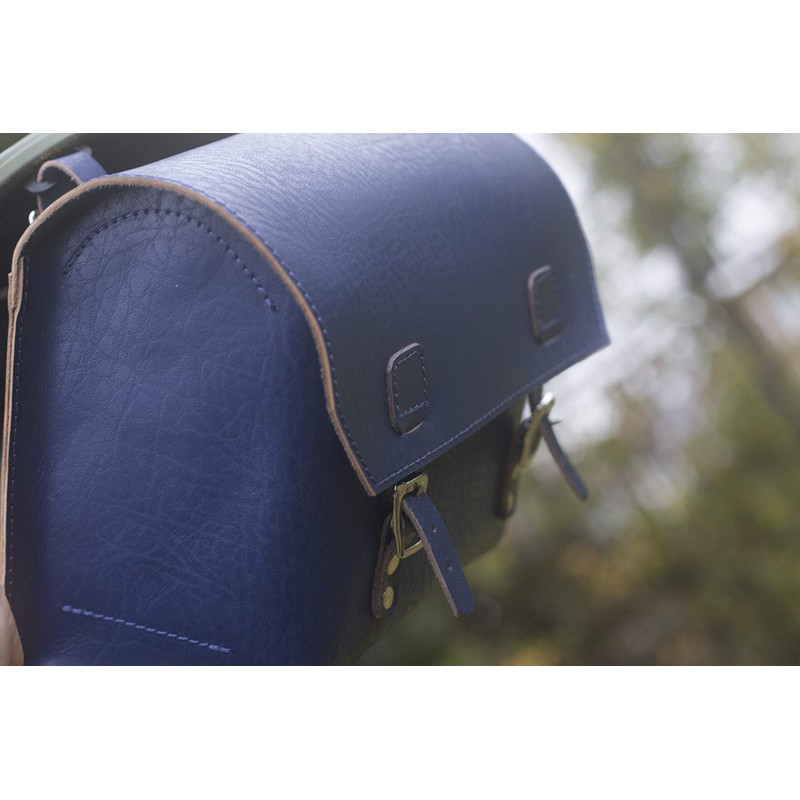 London Craftwork Large Bicycle Bag Genuine Leather Saddle Handlebar Frame
