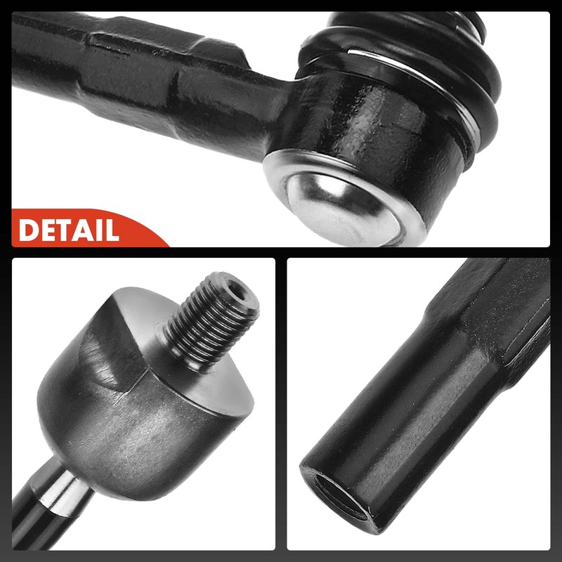A-Premium Set of 4, Front Inner & Outer Tie Rod