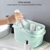 MFEXNWSRZ Convenient Plastic Organizer with Handles - Bathroom and Kitchen