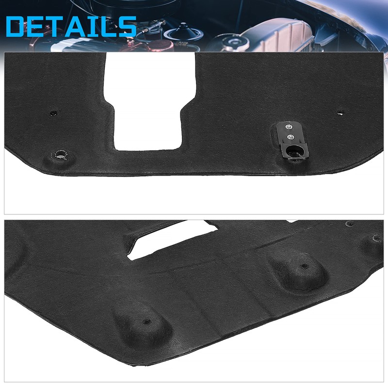 ECOTRIC Engine Splash Shield Compatible with 2015-2017 Hyundai Sonata Front