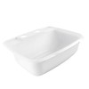 RecPro Rectangle RV Bathroom Sink | Single Bowl Lavatory Sink