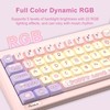 FOPATO D68 Gaming Keyboard, 68% RGB Hot Swappable Gasket Structure