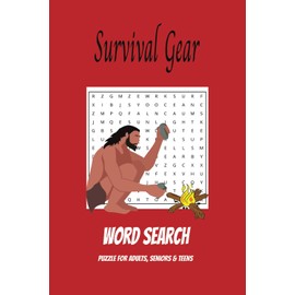 Survival Gear: 50+ Puzzles to Sharpen Your Outdoor Skills | 6×9 Inches, 110 Pages – Perfect for Gifts, Holidays & Free Time Fun!