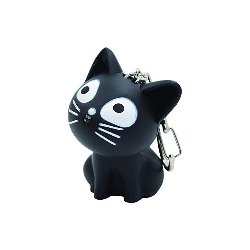 Seamoon DL338 Key Chain DeLite Cat Black