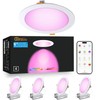 16W Recessed Lighting 6 inch,RGBCW Smart Ceiling Light with Color