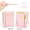 SamHeng Women Card Holder Wallet, 8 Cards Slim Minimalist Change