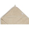 Jollein Hooded Towel Terry Cloth 75 x 75 cm Nougat