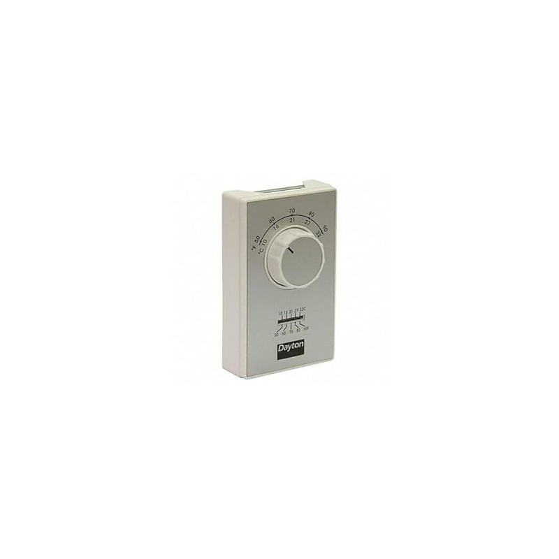 DAYTON 4PU49 Thermostat 50-90F 125/277V-AC D639687