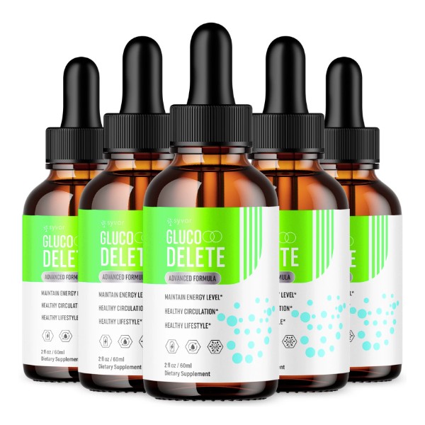 GLuco Delete Drops Advanced Formula Vitamin Supplement All Natural 30