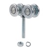 Mxfans Steel Sliding Track Roller Hanging Barn Door Rail Trolley