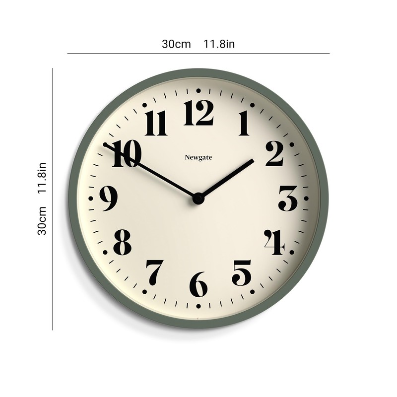 NEWGATE® Number Four Modern Wall Clock - Small Wall Clocks