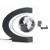Magnetic Levitation Globe C Shaped 3 Inch Black Frosted LED