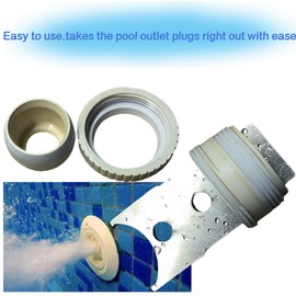 PLADANG Eyeball Seat and Old Pool Inlet Removal Tool, 304 Stainless Steel,Pool Eyeball Removal Tool