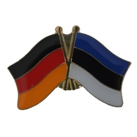 Flag of Germany/Estonia Friendship Pin Badge