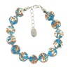 Venetiaurum Women's Bracelet with Original Murano Glass and Silver 925