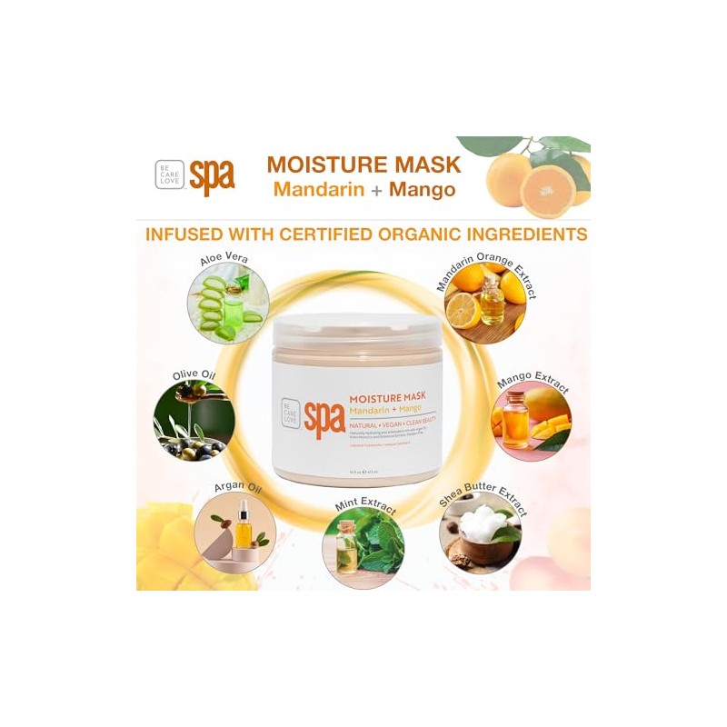 BCL Spa - Máscara hidratante para spa (16.0 fl oz,