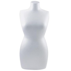 Rayher Female Torso, 25 cm, Polystyrene White, Torso Bust Female, 3316700