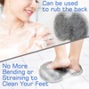 Shower Foot Scrubber Mat Back Washer Exfoliating Bath Wash Pad