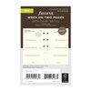 Filofax Mini Calendar 1 Week on 2 Pages Cotton Cream