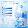 Limpiador Automático Inodoros Tabletas Limpiadoras Tanques Baño Burbujas Inodoro Azules
